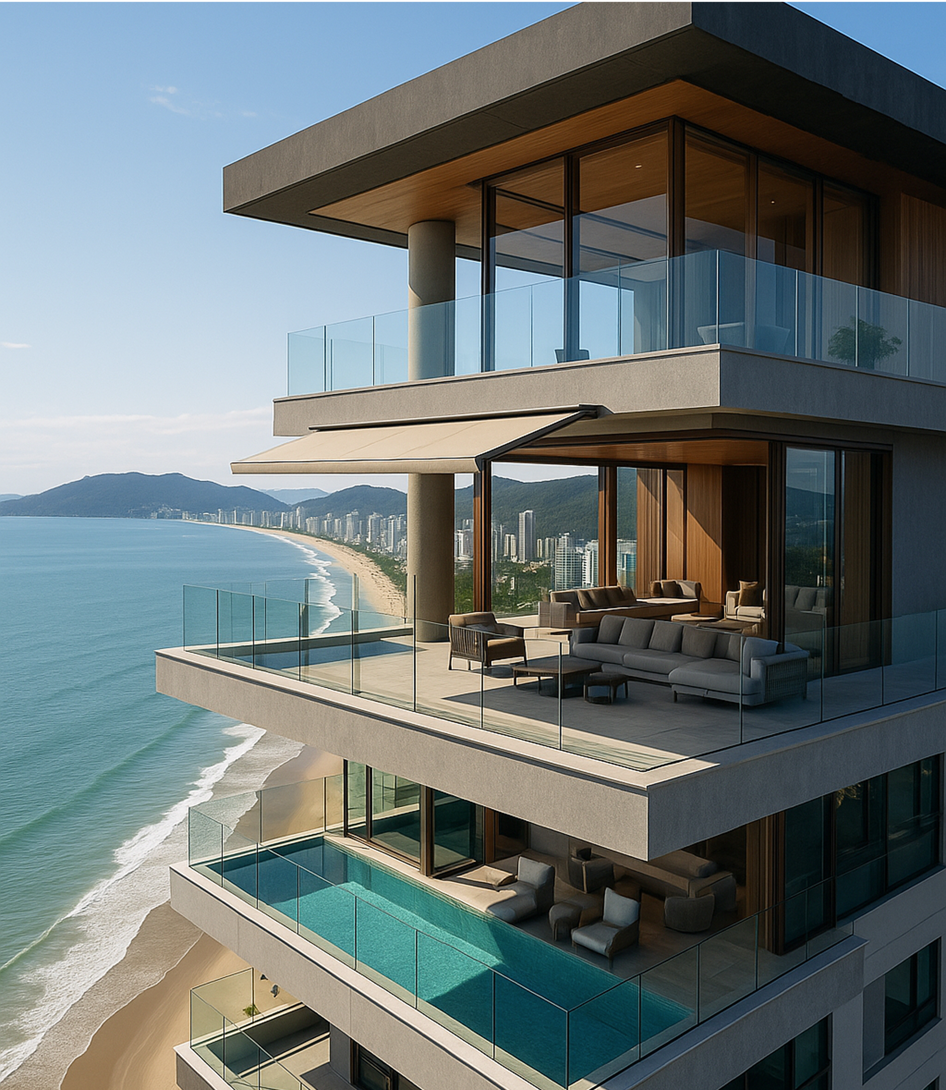 Foto de apartamento com vista para praia